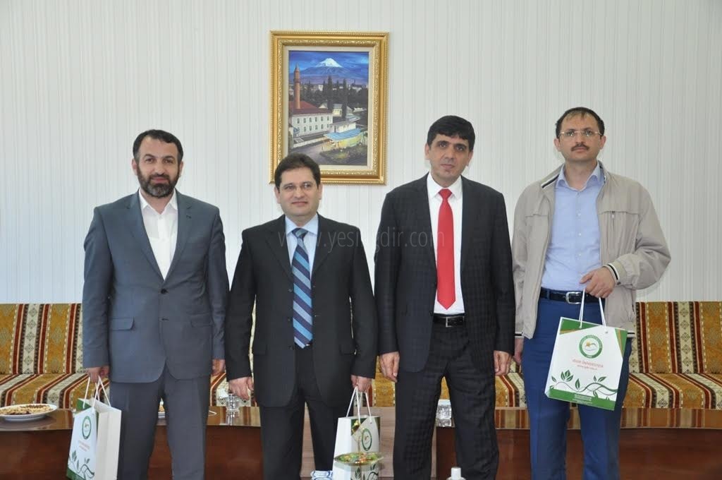 Erzurum Atatürk Üniversitesi Öğretim Üyelerinden Prof Dr Almaya Ziyaret