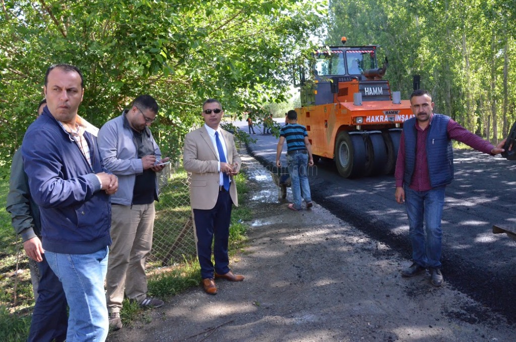 Asfalt Çalışması Akyumak Caddesinde Devam Ediyor