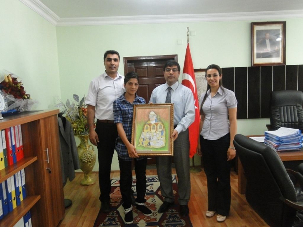 Mahmut Nedim Kuyumcu İlköğretim Okulundan Müdürlüğe Anlamlı Ziyaret