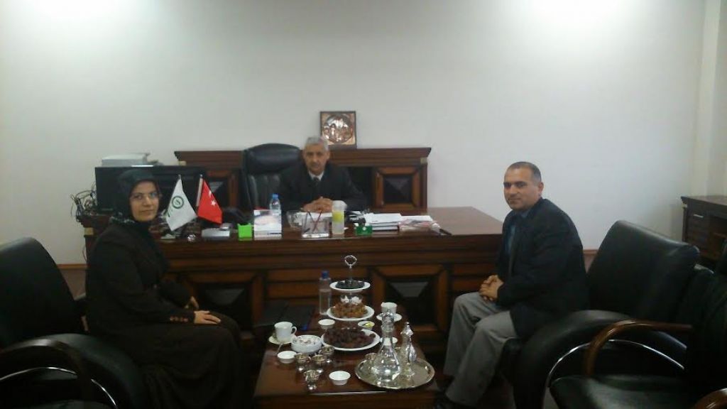 Rektör yardımcısı Hasan Bala Ziyaret