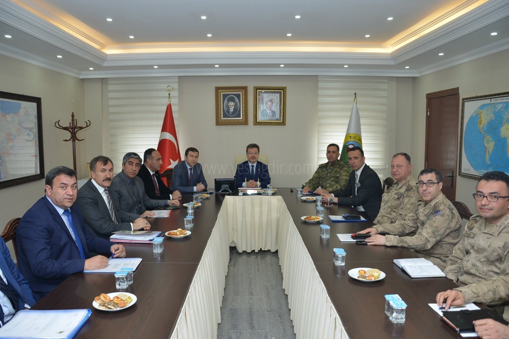 İL SEÇİM GÜVENLİĞİ TOPLANTISI YAPILDI