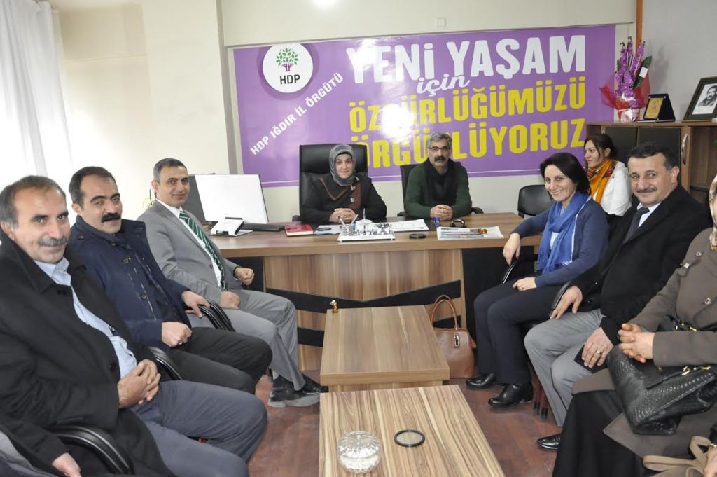 Belediye yönetiminden HDPye ziyaret
