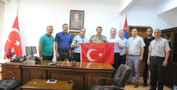 IĞDIR AFAD SEN'DEN IĞDIR JANDARMA ALAY KOMUTANI DİKMENE ZİYARET