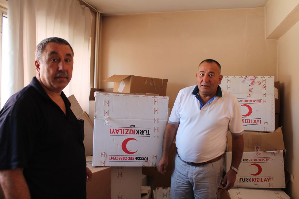 Kızılay'dan Kavurma Yardımı