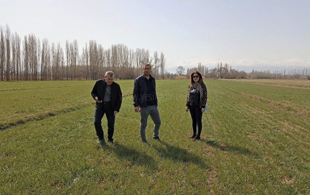 ÇİFTÇİLERİN ARAZİLERİ KONTROL EDİLİYOR