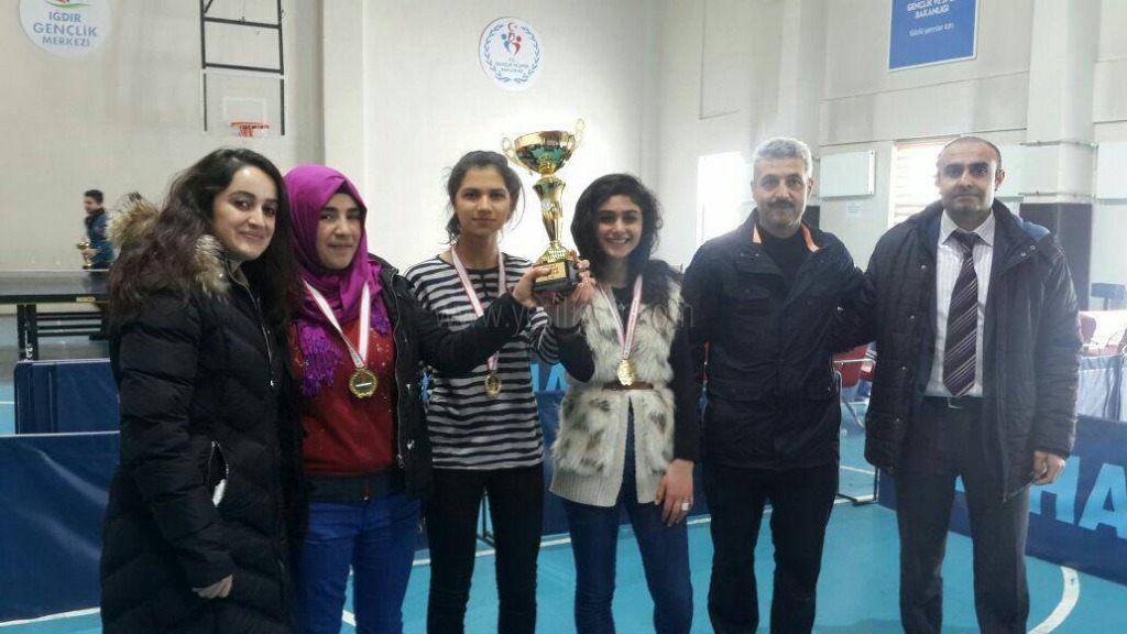 Liseler Arası Masa Tenisi Turnuvası Sona erdi