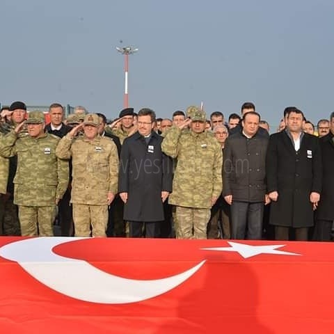 NİZİPLİ ŞEHİDİMİZ MEMLEKETİNE UĞURLANDI