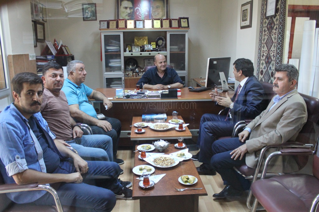 REKTÖRDEN GAZETEMİZE ZİYARET