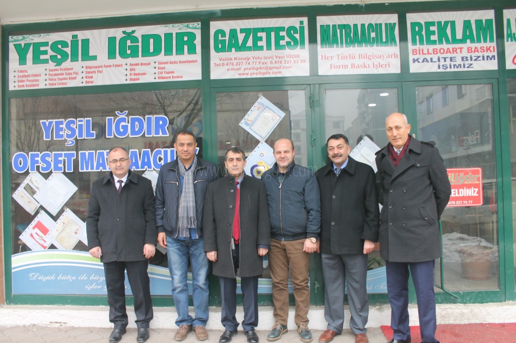 DEFTERDAR'DAN GAZETEMİZE VEDA ZİYARETİ
