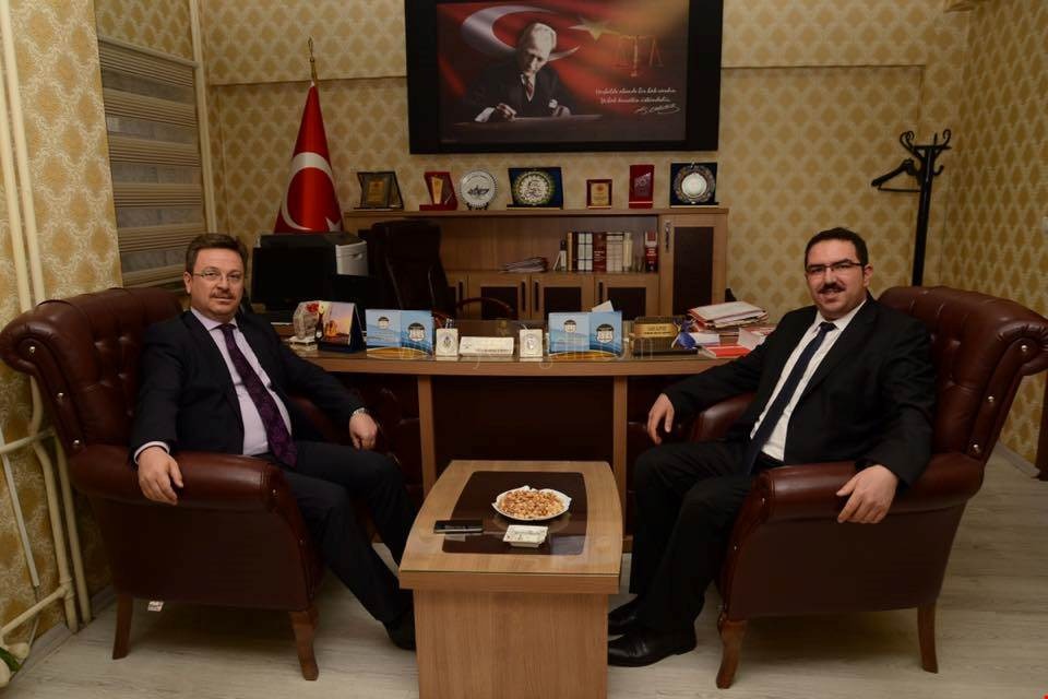 VALİ ENVER ÜNLÜ 2 AĞIR CEZA BAŞKANI EROL KUŞÇUYU ZİYARET ETTİ