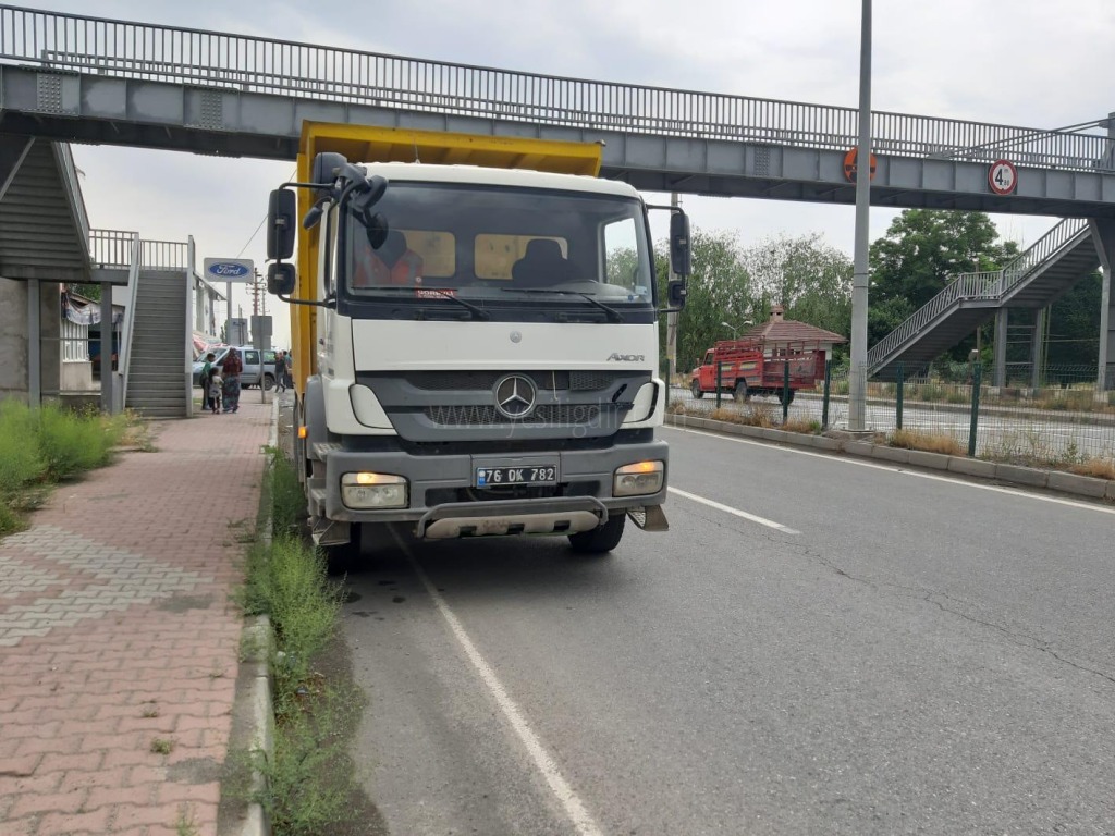 Trafik kazası 1 Yaralı