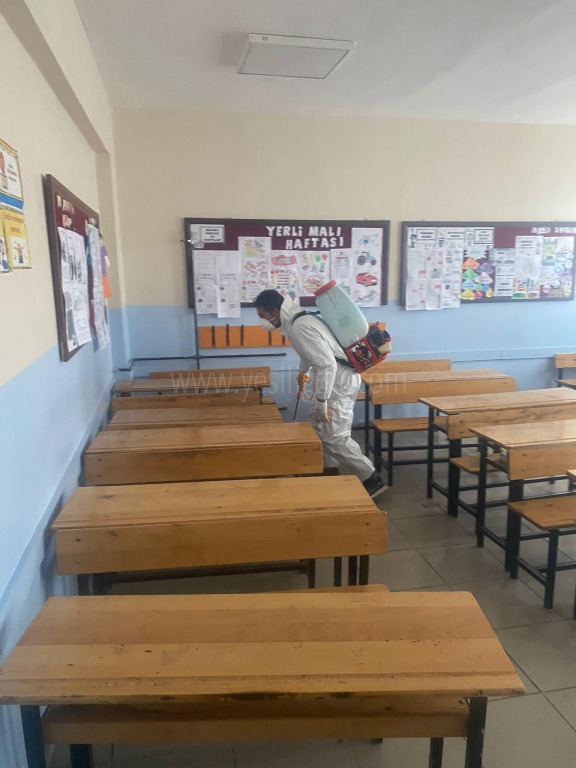OKULLARDA İLAÇLAMA ÇALIŞMASI