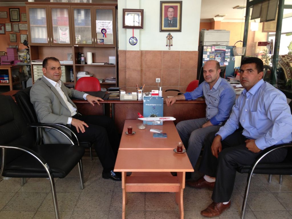 Havaalanı Müdürü Fikret Bağca Gazetemizi Ziyaret Etti