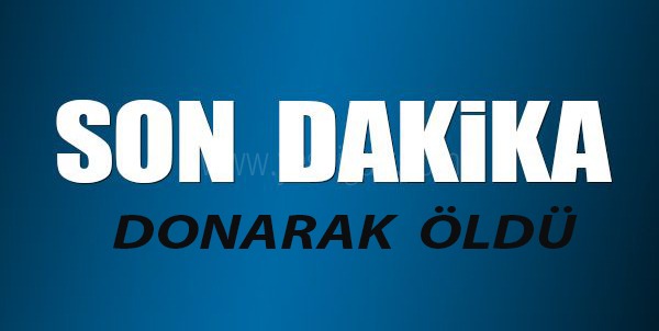 KAÇAK MÜLTECİ SOĞUKTAN DONARAK ÖLDÜ