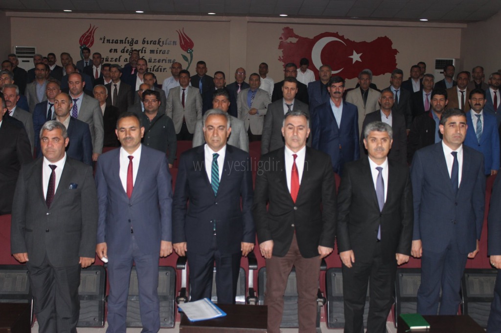 OKUL VE KURUM MÜDÜRLERİ İLE TOPLANTI