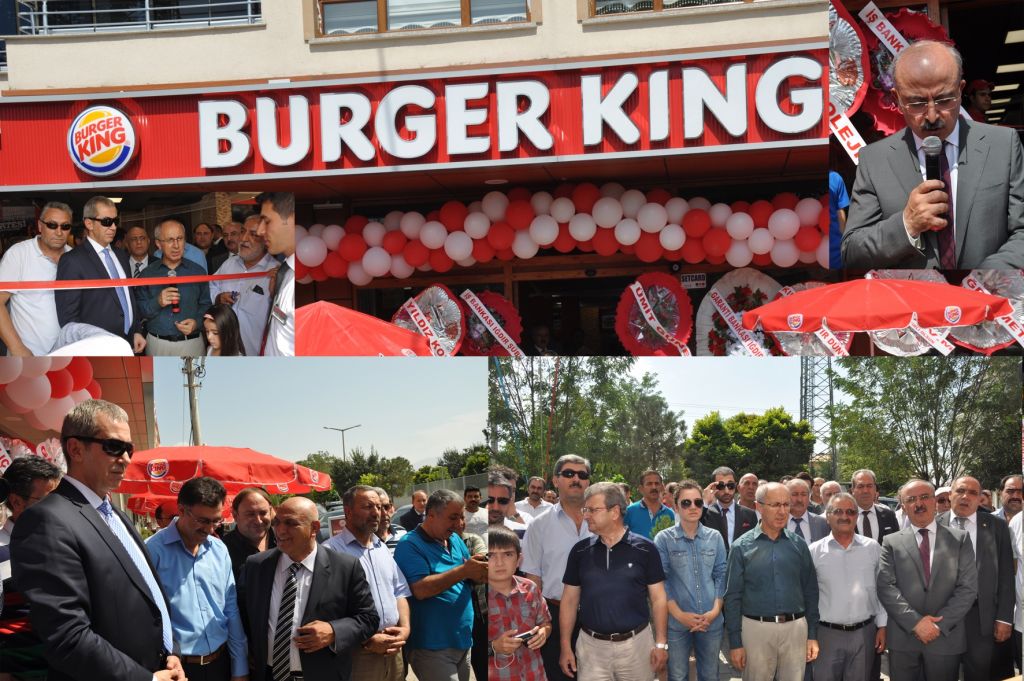 Burger Kingin Iğdır şubesi Iğdır Valisi Davut Haner tarafından açılışı yapıldı