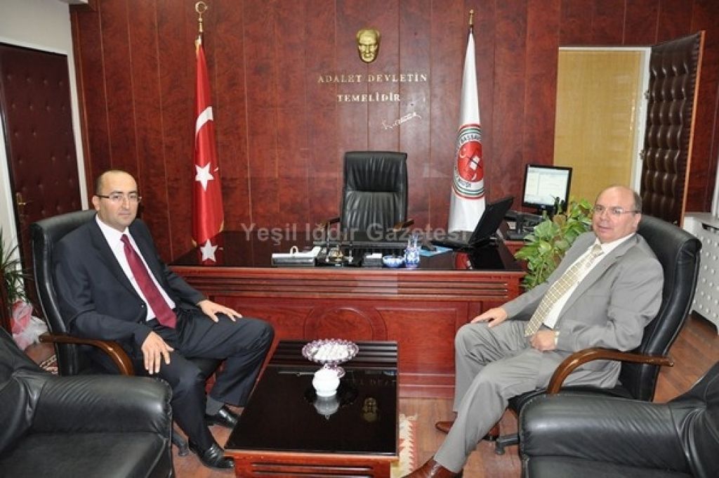 Vali Amir Çiçek Yeni Atanan Cumhuriyet Başsavcısını Ziyaret Etti