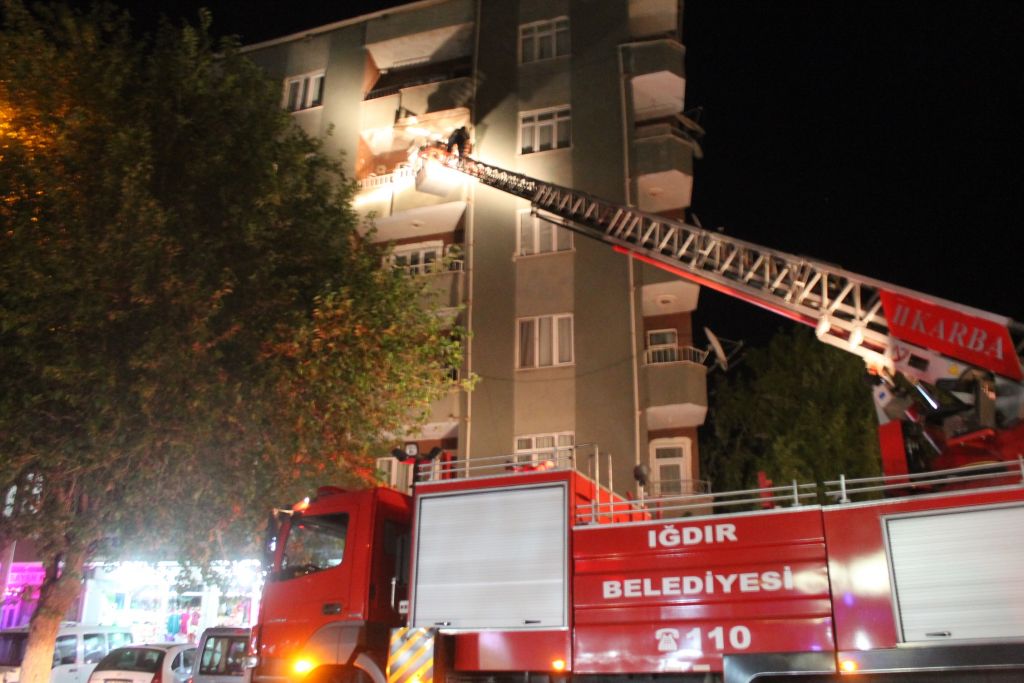 Iğdır'da Yangın
