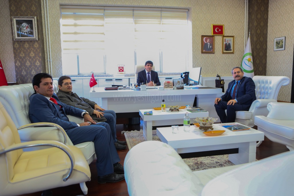 Kültür ve Turizm Bakanlığı Teftiş Kurulu Başkanı Asım Keser Rektör Alma'yı Ziyaret Etti