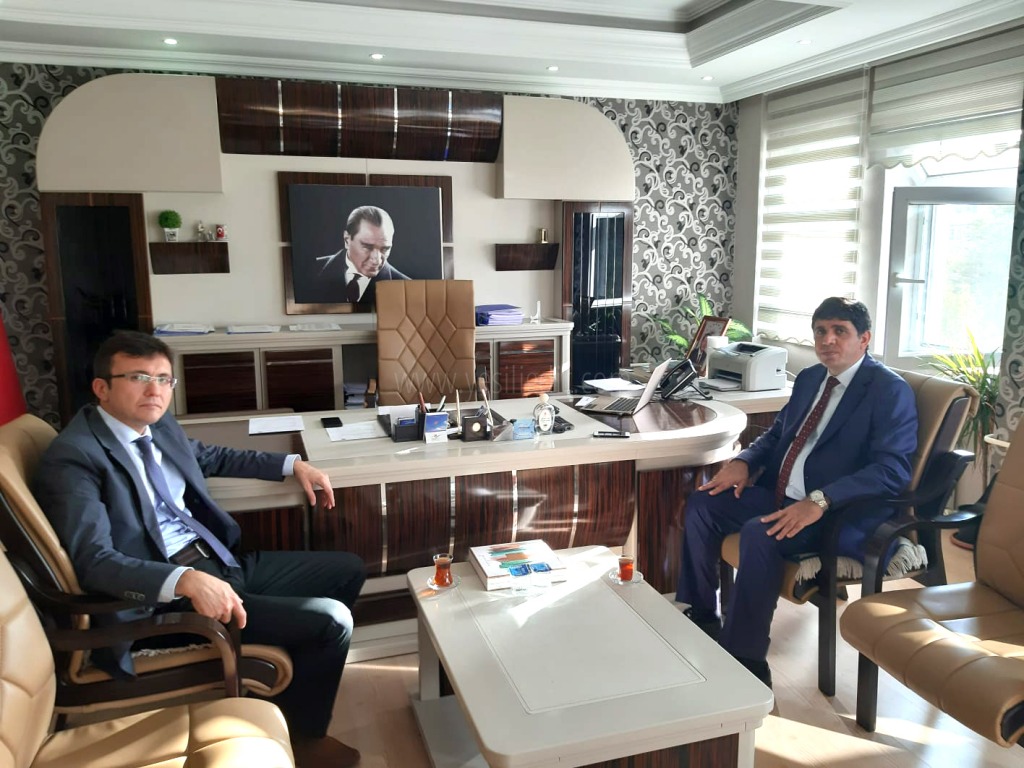 Rektör Almadan Vali Yardımcısı Börüye Hayırlı Olsun Ziyareti