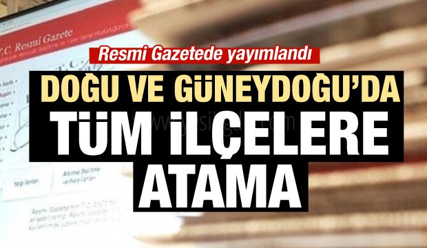 403 Mülki İdare amirinin görev yerleri değiştirildi