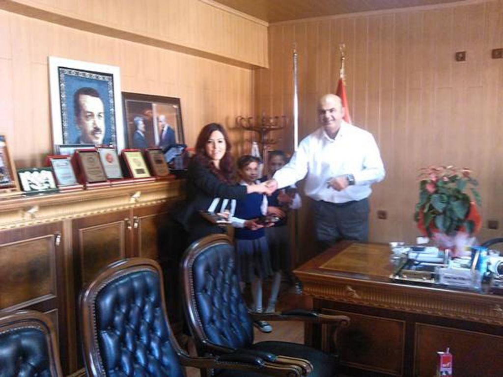 İlköğretim Öğrencileri'nden Belediye Başkanına Ziyaret