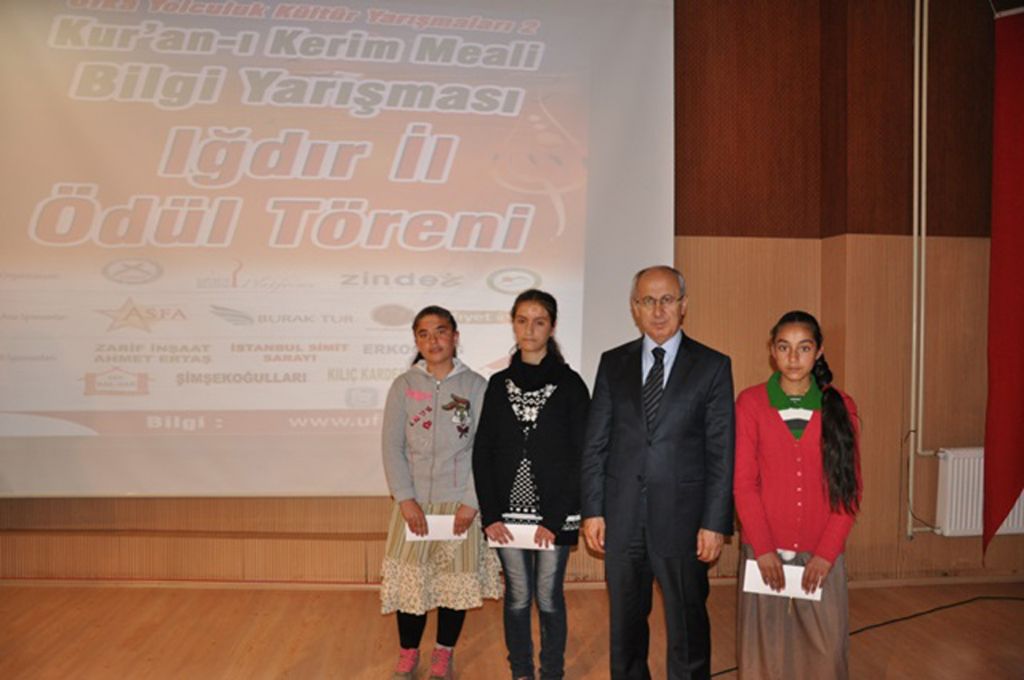 Kur'an-I Kerim Meali Bilgi Yarışması Ödül Töreni