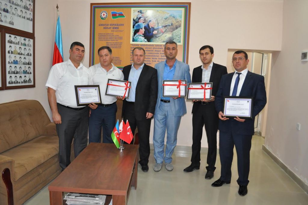 Asimder'den Azerbaycan Diaspora Teşkilatlarına Teşekkür Belgesi