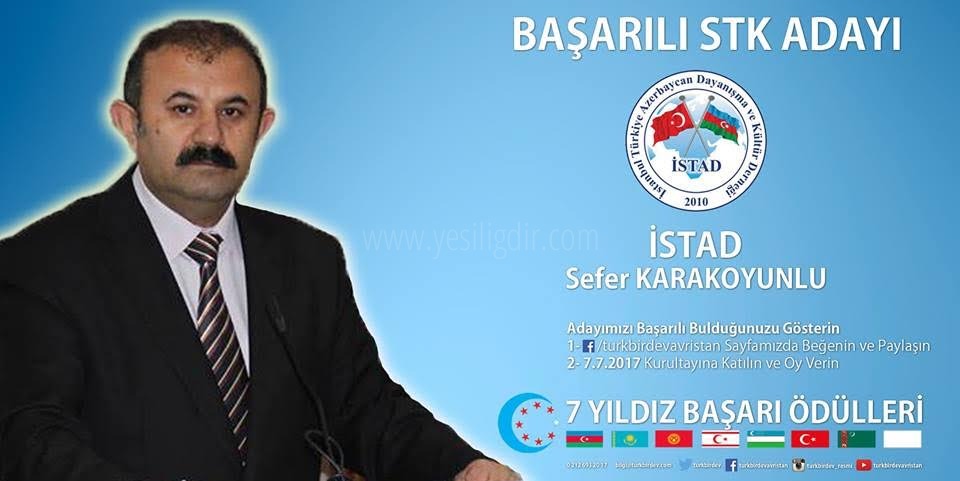 İSTAD Büyük Türk Kurultay başarılı STK lara Aday Gösterildi