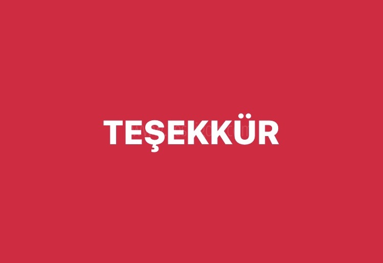 TEŞEKKÜR