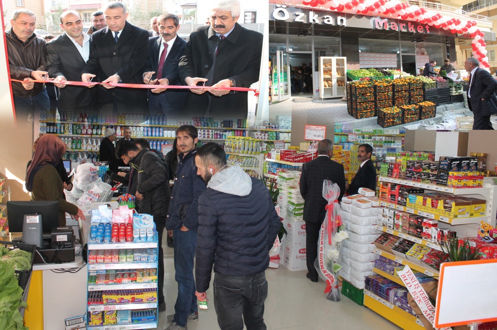 ÖZKAN MARKETİN AÇILIŞI YAPILDI