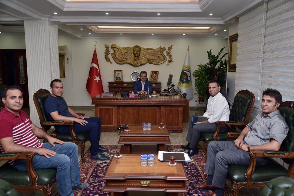 TOBB HEYETİ VALİ ENVER ÜNLÜYÜ ZİYARET ETTİ