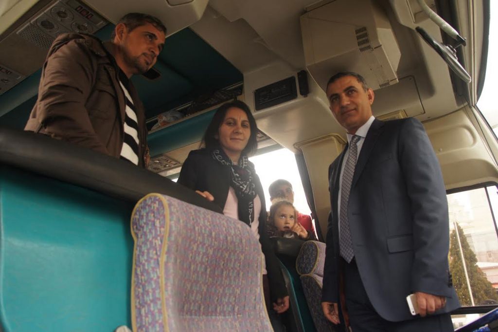Şengalli Aileler Uğurlandı