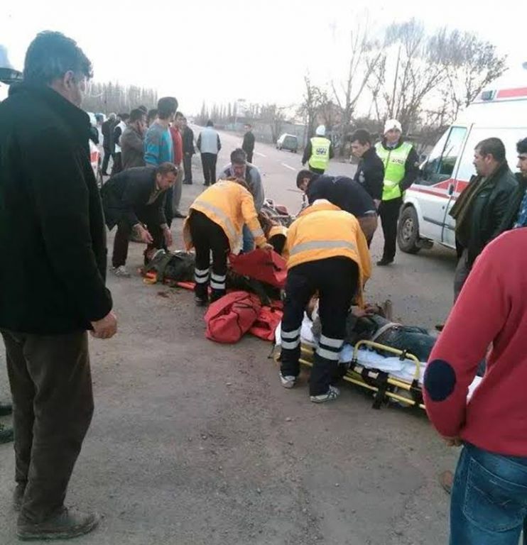 Trafik Kazası 2 Yaralı