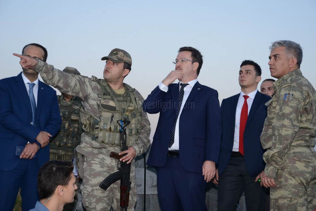 VALİ ENVER ÜNLÜ HUDUT HATTINDA İNCELEMELERDE BULUNDU