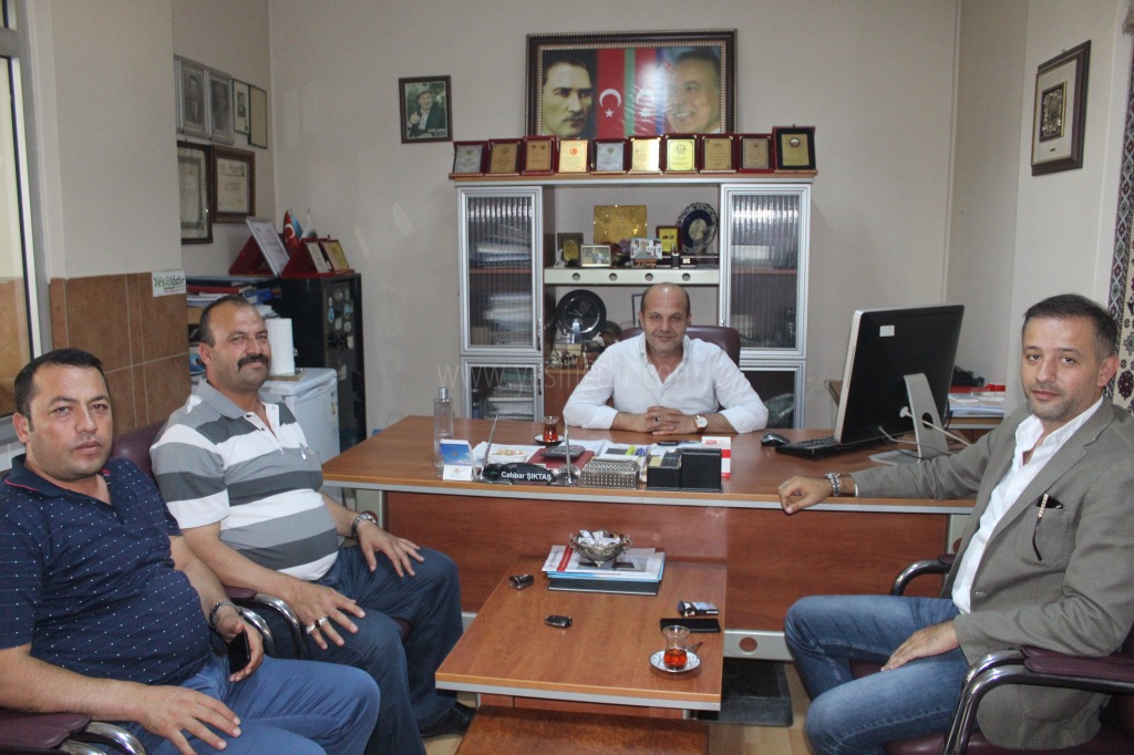 İşadamı Mesut Erdoğan ve Muharrem Çeçen Gazetemizi Ziyaret Ettiler