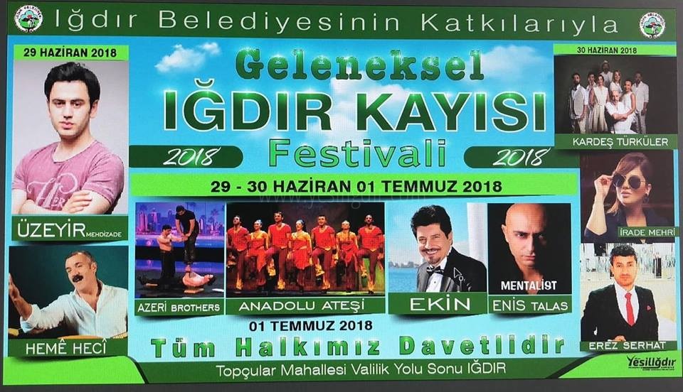 Geleneksel Iğdır Kayısı Festivali Programı Belli oldu