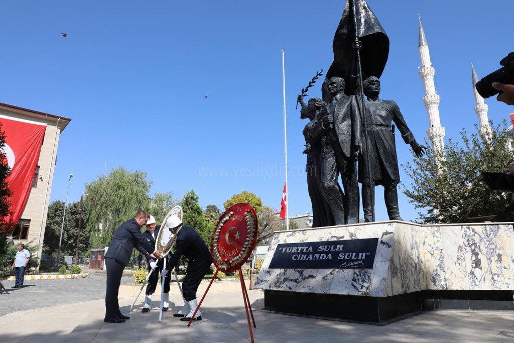 Iğdırda 30 Ağustos Zafer Bayramı Kutlandı