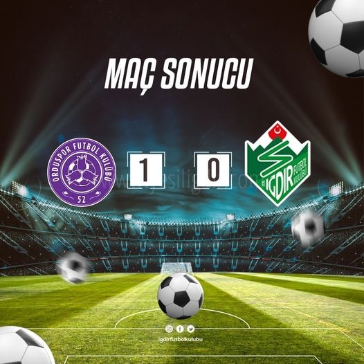 52 Orduspor 1-0 Alagöz Holding Iğdırspor