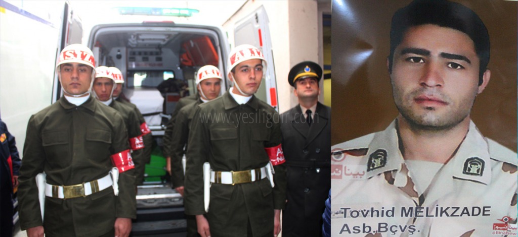 TÜRKİYE İRAN SINIRINDA ŞEHİT OLAN İRAN ASKERİ İÇİN TÖREN DÜZENLENDİ