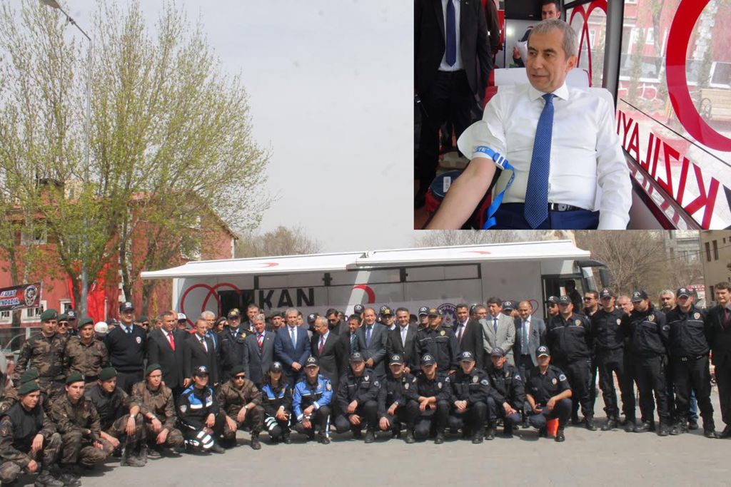 Iğdır Emniyetinden Polis Haftasında Kan Bağışı
