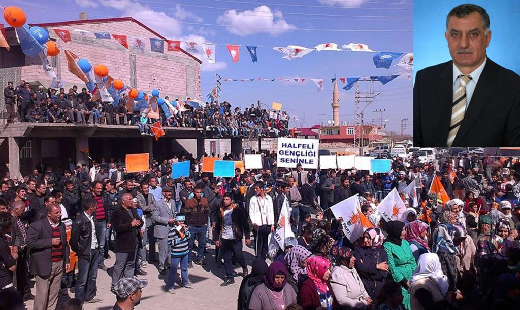 Ak Parti Teşkilatı Halfeli'de Dev Miting Düzenledi