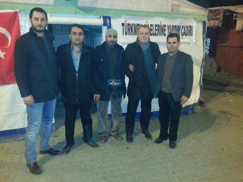 Asimder'den Türkmen Ailelere Yardım Çadırına Destek Ziyareti