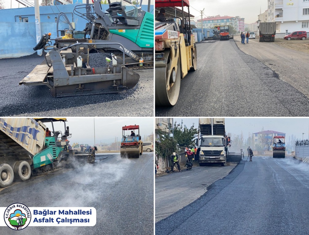 Bağlar Mahallesi Asfaltlanıyor