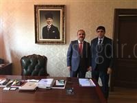 Rektör Alma İçişleri Bakanlığı Müsteşar Yardımcısı Ahmet Avşarı Ziyaret Etti