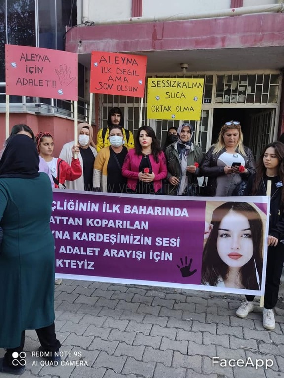 'Aleyna Ağgül Evinin Önünde Anıldı