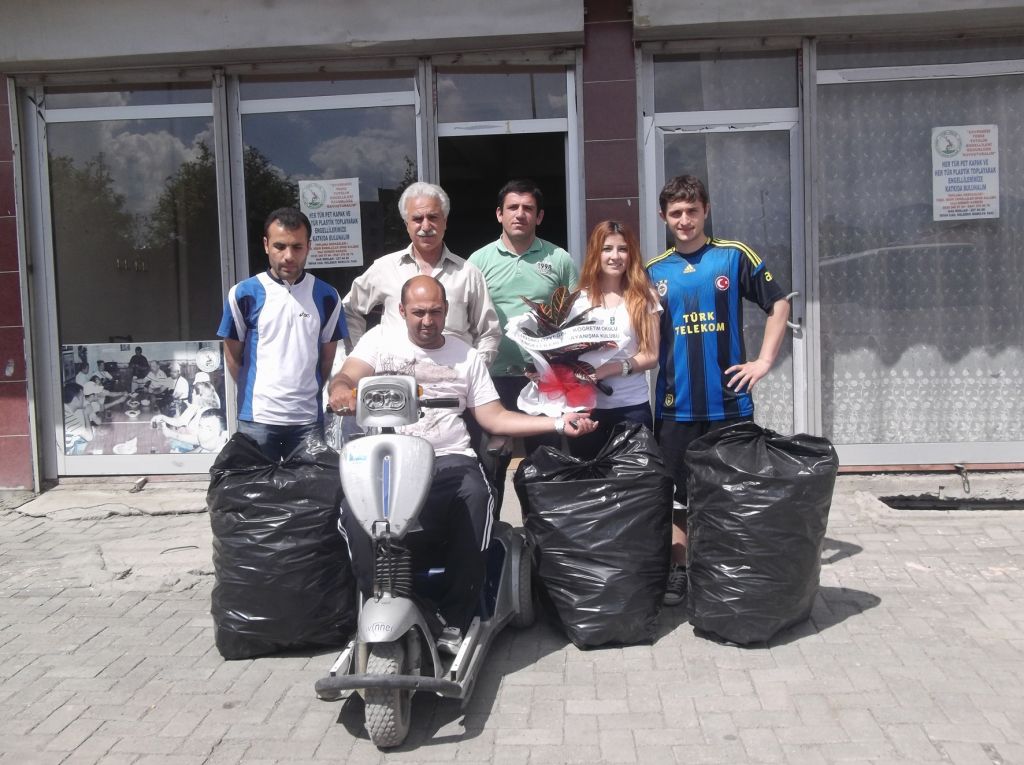 Çevremizi Temiz Tutalım Engelileri Özgürlüğe Kavuşturalım Kampanyasına Destek