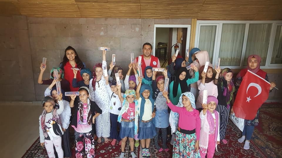 Kuran kursu öğrencilerine ziyaret