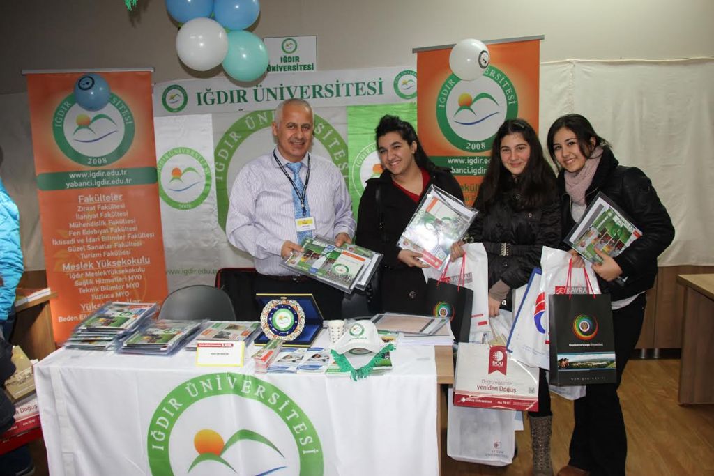 Iğdır Üniversitesi Final Eğitim Kurumlarının Düzenlediği 5Üniversiteler Fuarına Katıldı