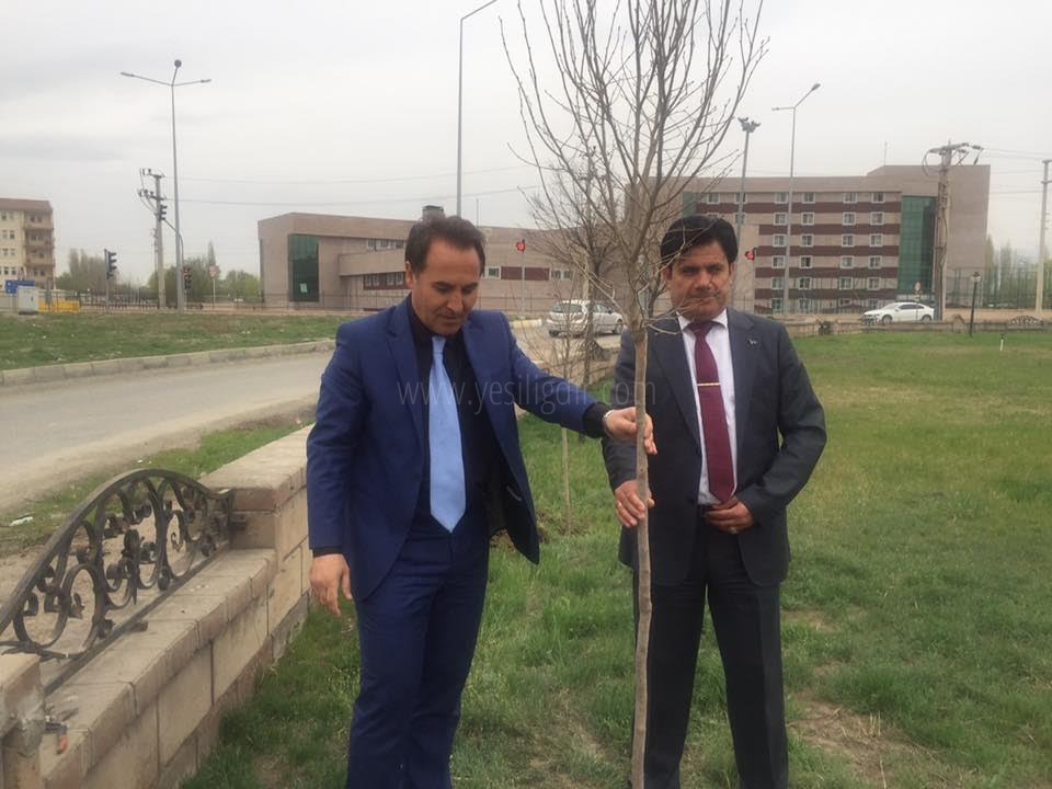 ANIT MÜZEYE FİDAN DİKİLDİ
